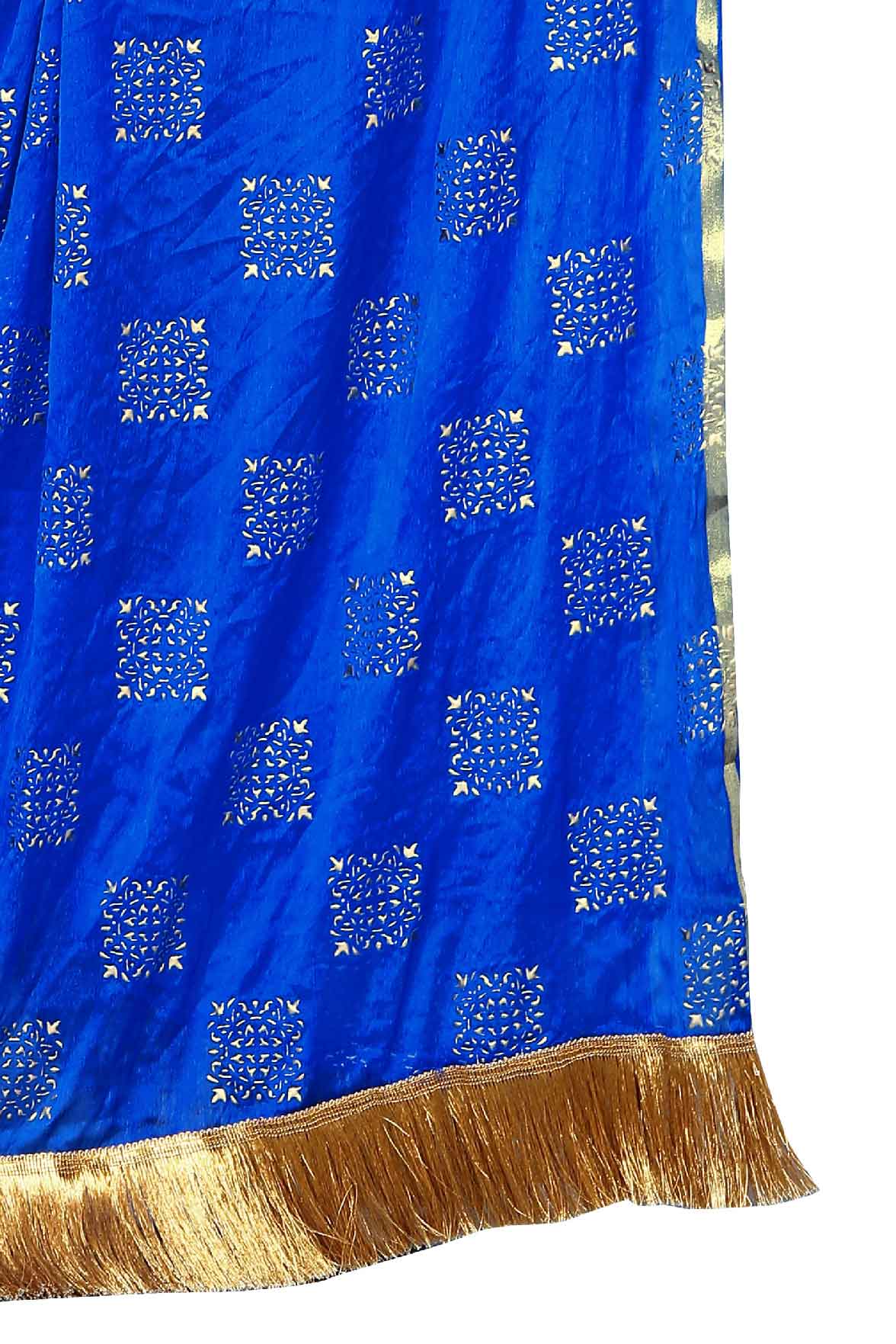 Women's Fancy Chiffon Printed Dupatta (Blue)