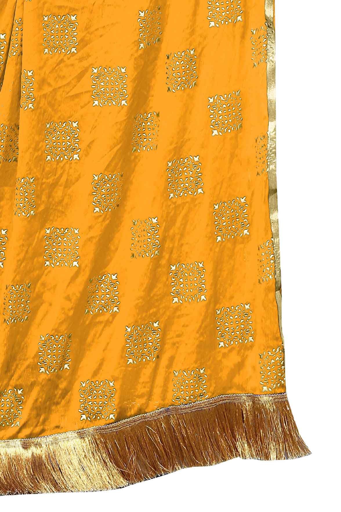 Yellow dupatta from Rheycart, ideal for festive, casual, office, and traditional wear. This lightweight and easy-to-carry accessory adds a stylish and elegant touch to any outfit. Its versatile design enhances the ethnic look of both women and girls, making it a perfect choice for various occasions.